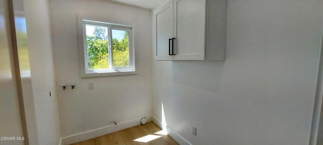 washroom featuring light hardwood / wood-style floors