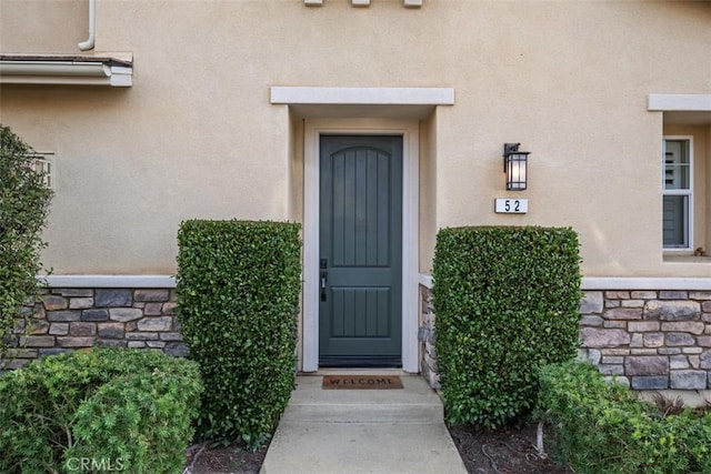 view of entrance to property