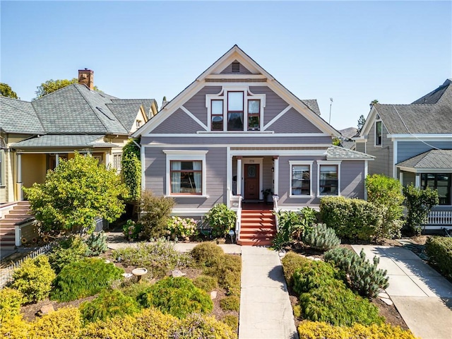 bungalow with a porch