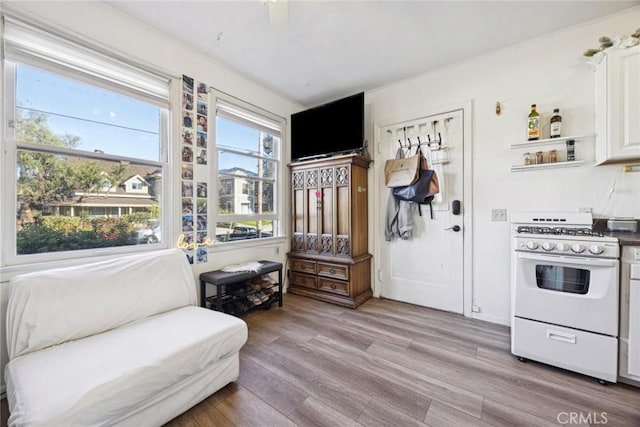 interior space with light wood-style floors