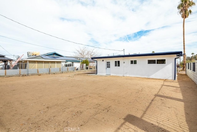 view of rear view of property