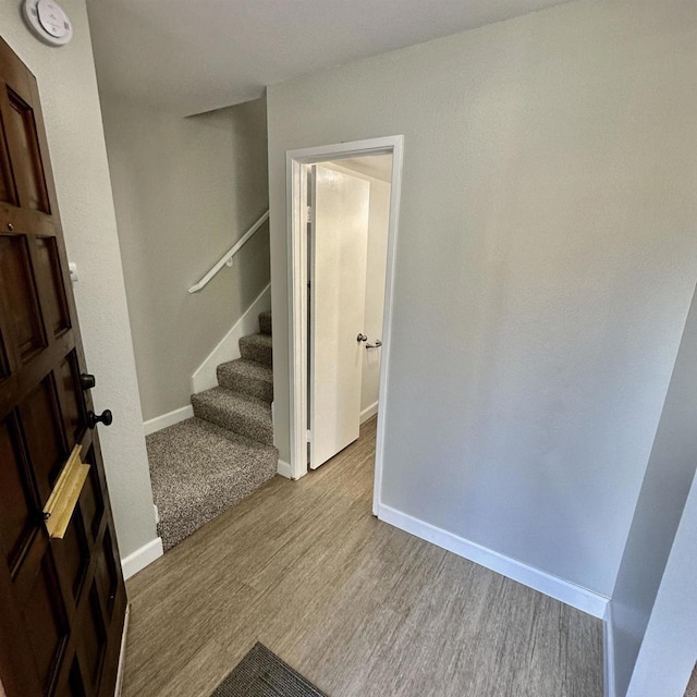 entryway featuring light hardwood / wood-style floors