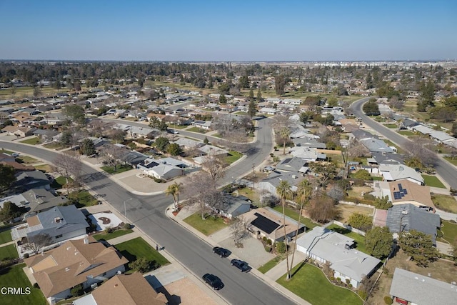 drone / aerial view featuring a residential view