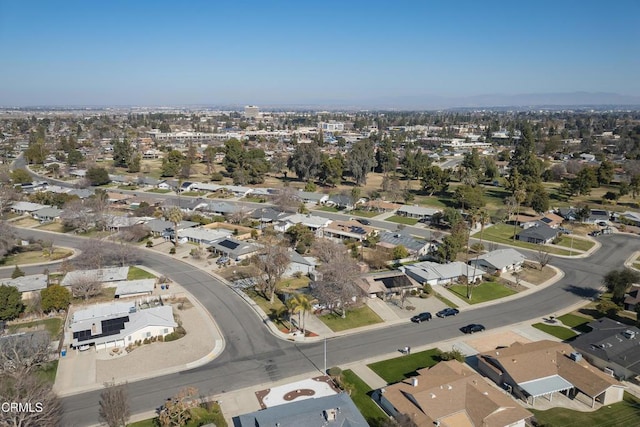 bird's eye view featuring a residential view