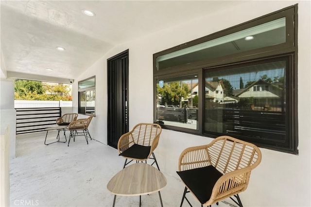 view of patio / terrace featuring a porch