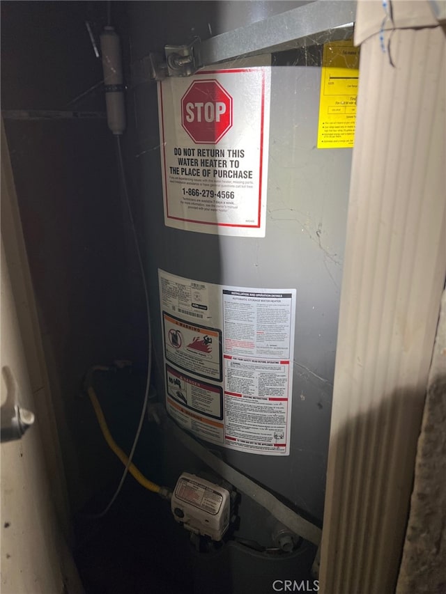 utilities with gas water heater