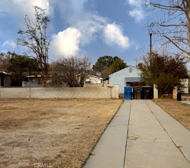 view of yard