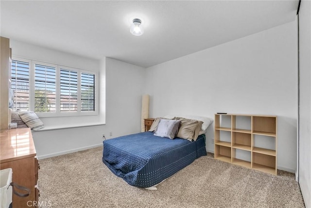 bedroom with carpet flooring