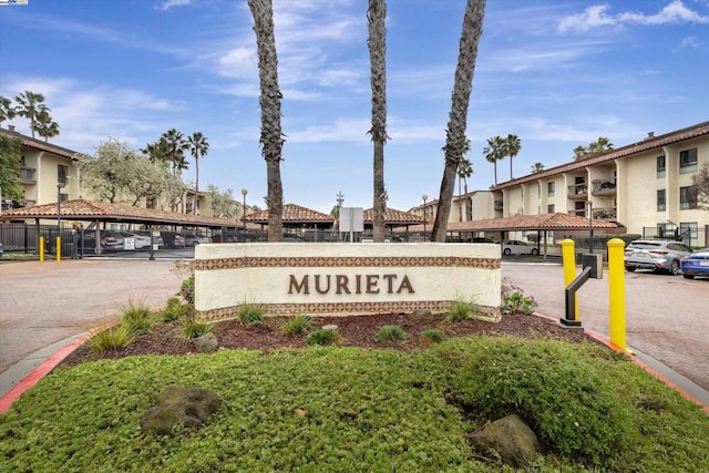 view of community / neighborhood sign