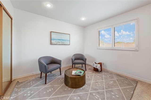 509 N Sierra Vista St Unit B, Monterey Park, CA 91755 - sitting room with baseboards and recessed lighting
