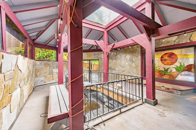 view of patio / terrace featuring a gazebo