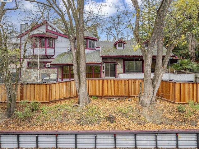 view of front of home