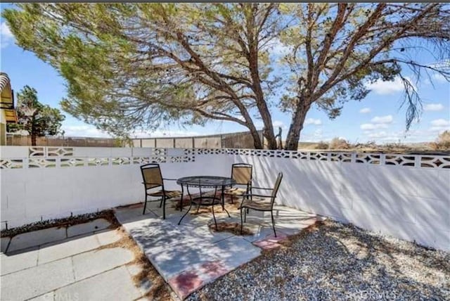 view of patio