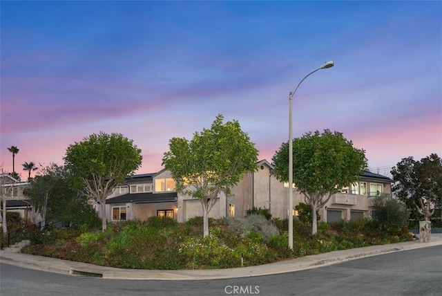 view of front of property with stucco siding