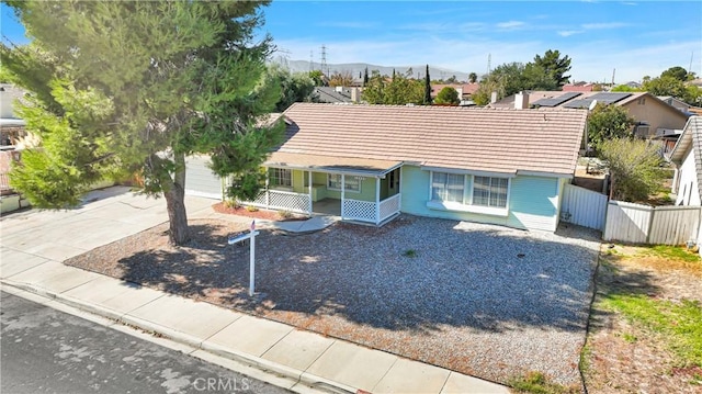 view of ranch-style house