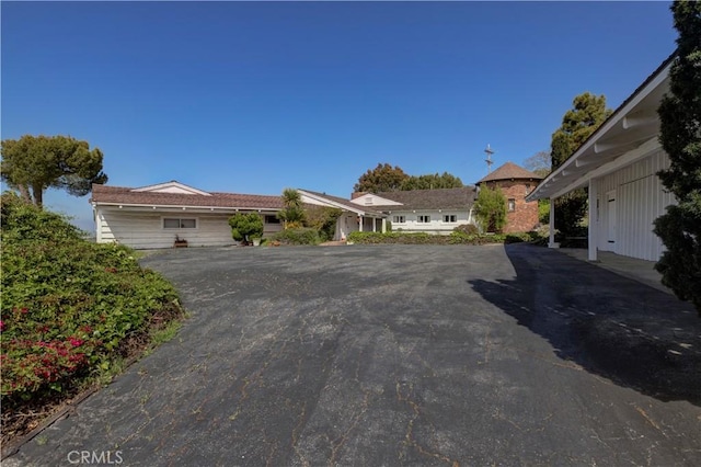 view of ranch-style home