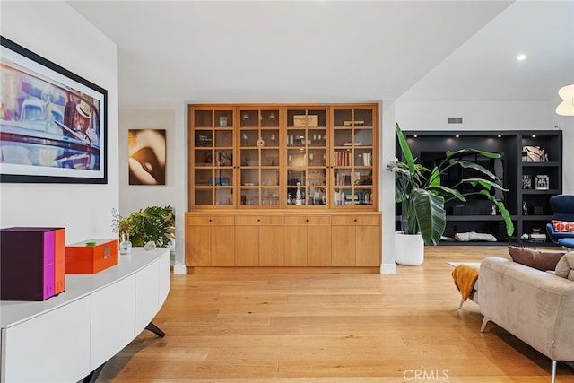 interior space featuring light hardwood / wood-style floors