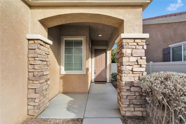 view of property entrance