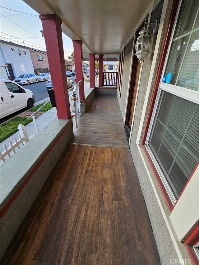 balcony with covered porch