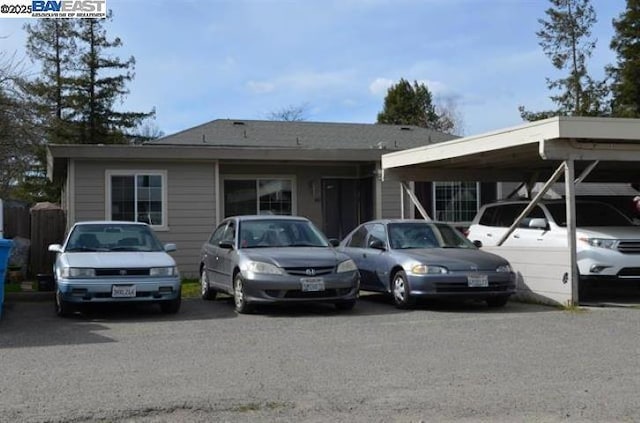 view of front of property