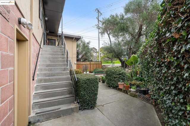 exterior space with a patio