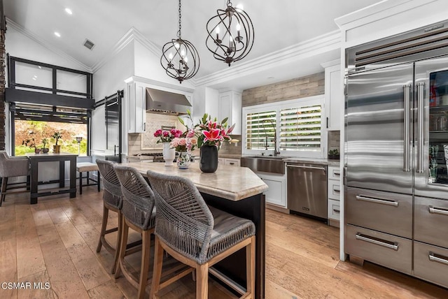 kitchen featuring sink, white cabinets, and appliances with stainless steel finishes