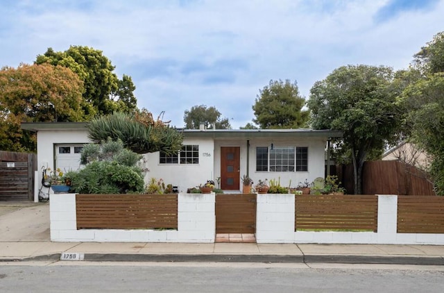 ranch-style house with a garage