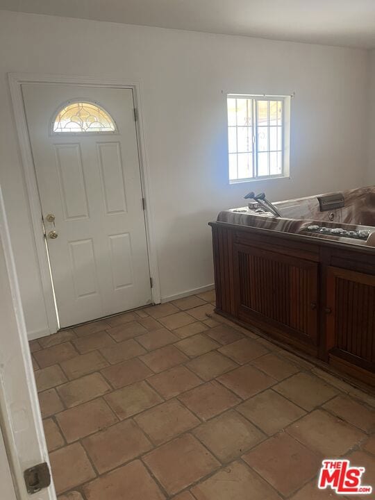 foyer entrance featuring a wealth of natural light