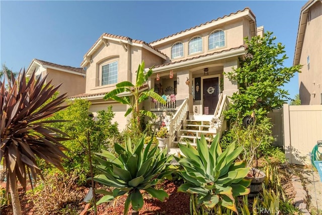 view of mediterranean / spanish-style house