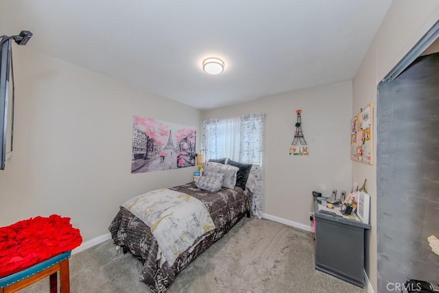 bedroom featuring carpet floors