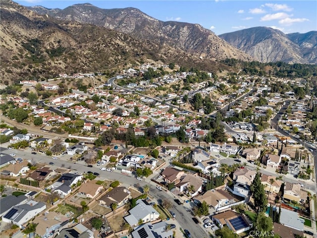 exterior space featuring a mountain view