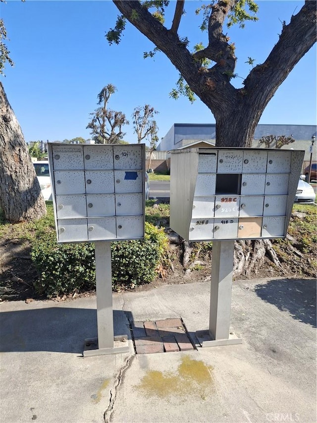 view of home's community featuring mail boxes