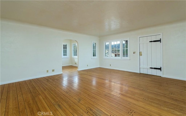 interior space featuring light hardwood / wood-style floors