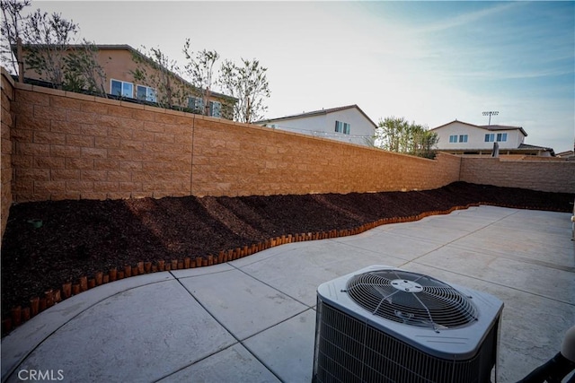 view of patio / terrace with central AC