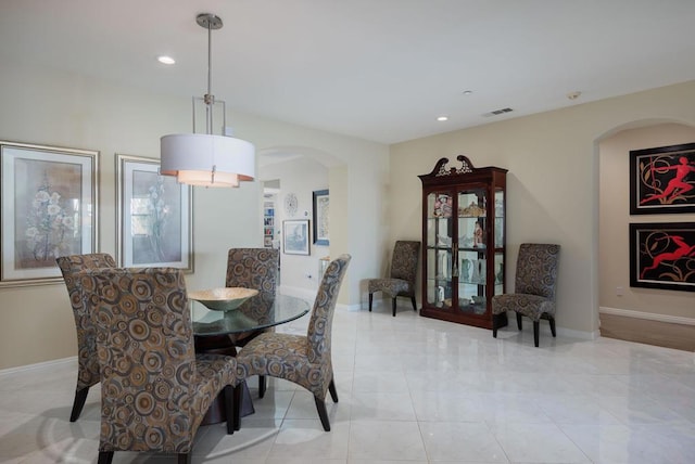 view of dining room