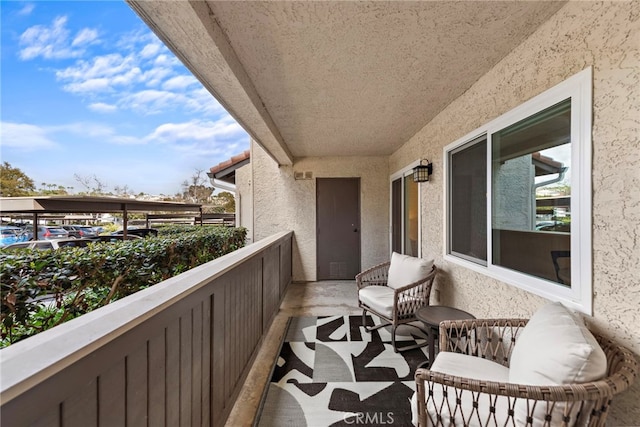 balcony with a sunroom