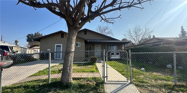 view of bungalow