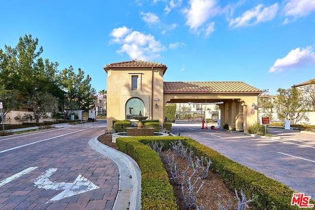 view of mediterranean / spanish home