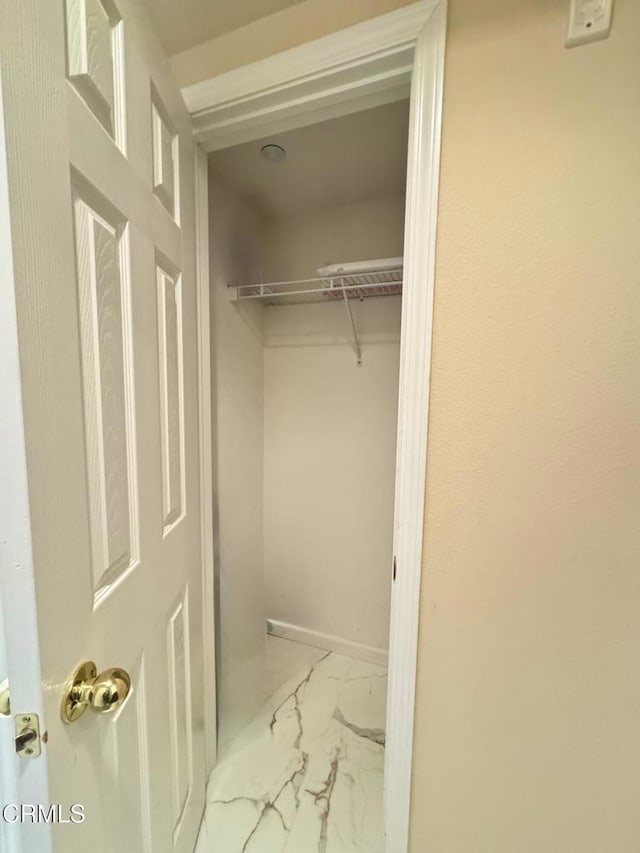 view of closet