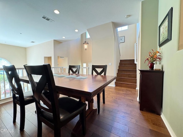 dining room featuring hardwood / wood-style flooring