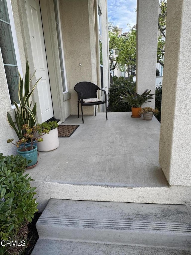 exterior space with a patio