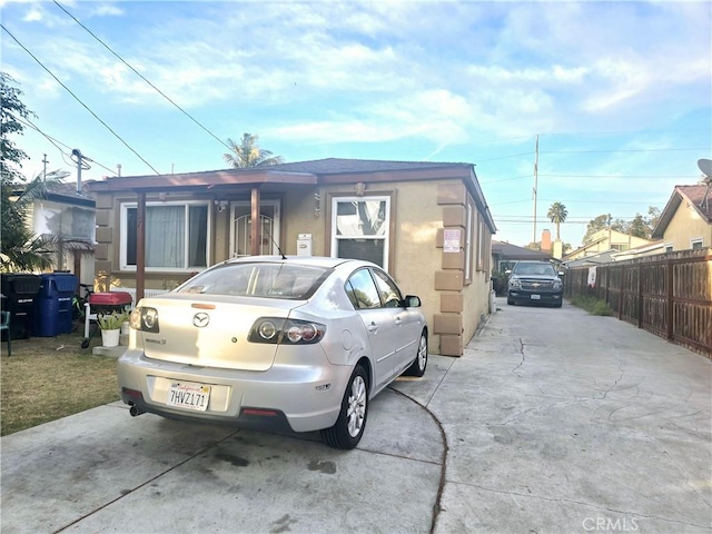 view of front of home