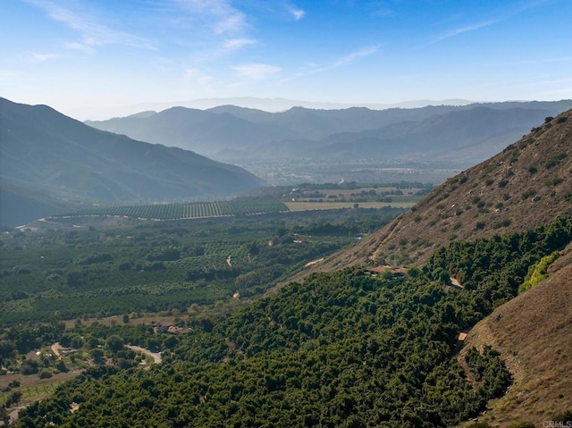 view of mountain feature