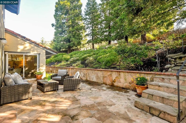 view of patio / terrace with outdoor lounge area