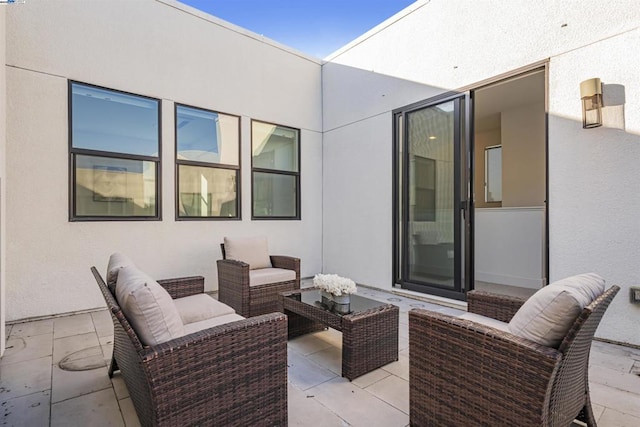 view of patio / terrace featuring outdoor lounge area