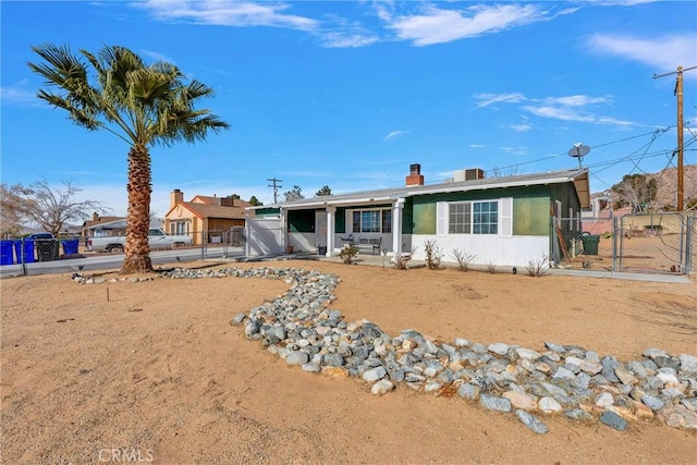 view of ranch-style home