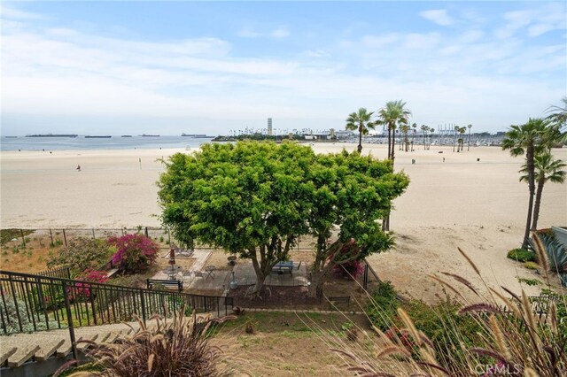 water view with a beach view