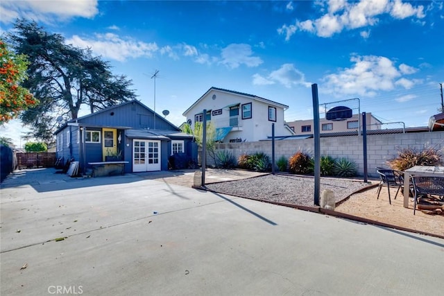 exterior space with a patio