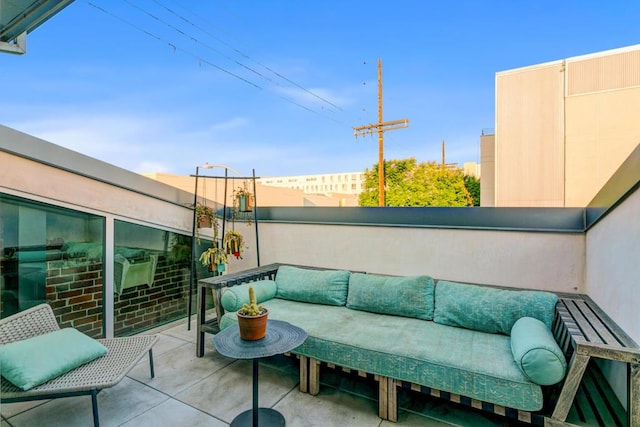 balcony featuring outdoor lounge area