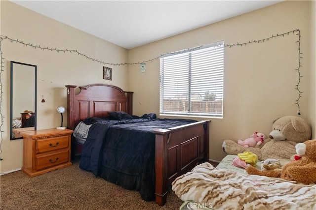 bedroom featuring carpet flooring